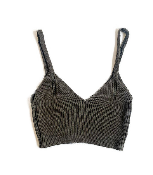 fashion Bra Top Army