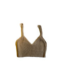 fashion bra top cream color