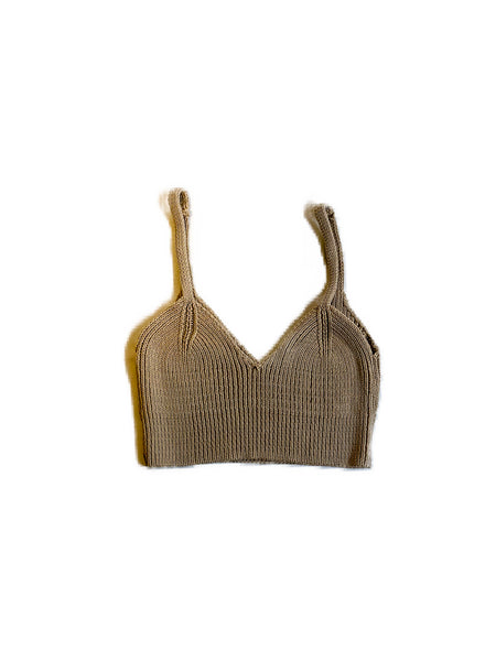 fashion bra top cream color